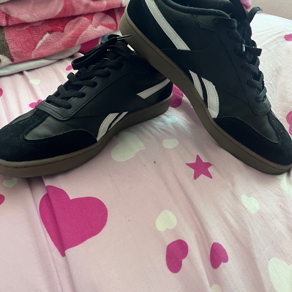 Reebok Black and White Athletic Sneakers